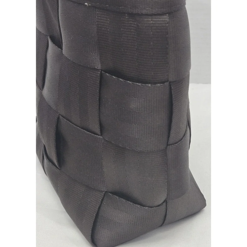 Harveys Original Seatbelt Bag Classic Woven Medium Tote Espresso Choc Brown